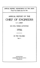Annual Report of the Chief of Engineers, U.S. Army, on Civil Works Activities