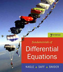 Fundamentals of Differential Equations Book