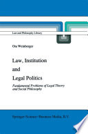 Law Institution And Legal Politics