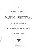 Biennial Music Festival at Cincinnati