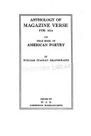 Anthology of Magazine Verse