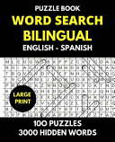 Word Search Bilingual English - Spanish (Sopa de Letras Bilingue Ingles - Español)