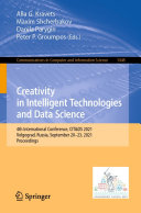 Creativity in Intelligent Technologies and Data Science
