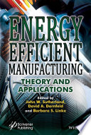 Energy Efficient Manufacturing Book