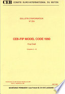 CEB FIP model code 1990 final draft chapters 4 10