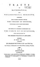 Tracts on Mathematical and Philosophical Subjects;