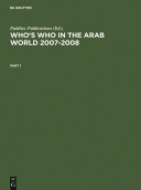 Read Pdf Who's Who in the Arab World 2007-2008