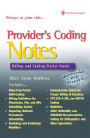 Provider s Coding Notes Book