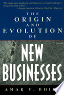 The Origin and Evolution of New Businesses Book PDF