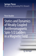 Statics and Dynamics of Weakly Coupled Antiferromagnetic Spin-1/2 Ladders in a Magnetic Field [Pdf/ePub] eBook