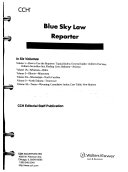 Blue Sky Law Reporter Book