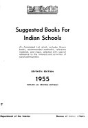 Suggested Books for Indian Schools