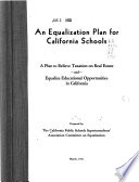 An Equalization Plan for California Schools