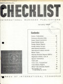 Checklist  International Business Publications