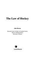 The Law of Hockey