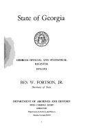Georgia Official and Statistical Register