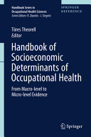 Handbook of Socioeconomic Determinants of Occupational Health Book