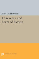 Thackeray and Form of Fiction [Pdf/ePub] eBook