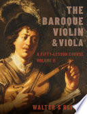 The Baroque Violin   Viola  vol  II