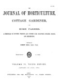 Journal of Horticulture, Cottage Gardener and Home Farmer