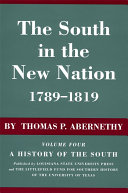 The South in the New Nation  1789   1819