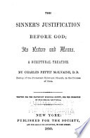 The Sinner's Justification Before God