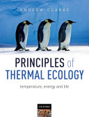 Principles of Thermal Ecology: Temperature, Energy and Life