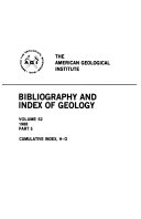 Bibliography and Index of Geology Book