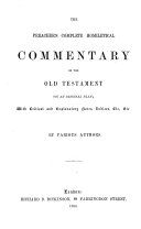 Homiletical commentary on the Book of Nehemiah  by W H  Booth  J H  Goodman and S  Gregory