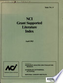NCI Grant Supported Literature Index
