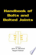Handbook of Bolts and Bolted Joints Book