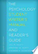 The Psychology Student Writer s Manual and Reader s Guide