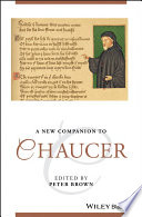 A New Companion to Chaucer