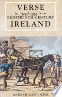 Verse in English from Eighteenth-century Ireland PDF Book By Andrew Carpenter