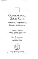 Contractual Good Faith