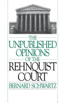 The Unpublished Opinions of the Rehnquist Court