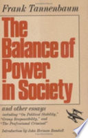 The Balance of Power in Society Book