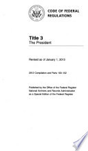 Code of Federal Regulations Book