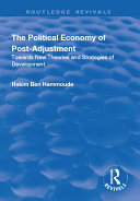 The Political Economy of Post-adjustment