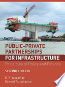 Public Private Partnerships for Infrastructure Book