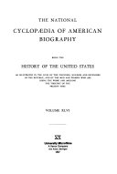 The National Cyclopaedia of American Biography