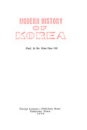 Modern History of Korea