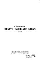A List of Worthwhile Health Insurance Books