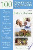 100 Questions   Answers About Kidney Dialysis Book