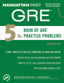 5 lb  Book of GRE Practice Problems