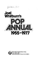 Joel Whitburn s Pop Annual  1955 1977 Book