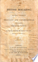 The British Magazine And Monthly Register Of Religious And Ecclesiastical Information Parochial History And Documents Respecting The State Of The Poor Progress Of Education C
