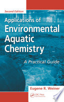 Applications of Environmental Aquatic Chemistry Book