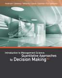 An Introduction to Management Science  Quantitative Approaches to Decision Making Book PDF