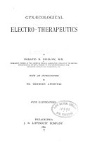 Gynæcological electro-therapeutics